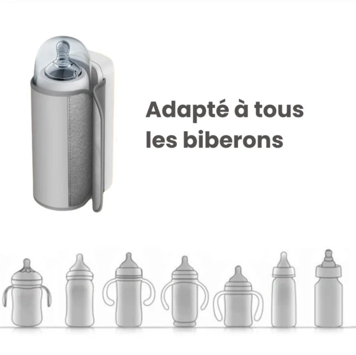 Chauffe-Biberon Sans Fil BabyHeatPro – Portable, Rapide et Pratique