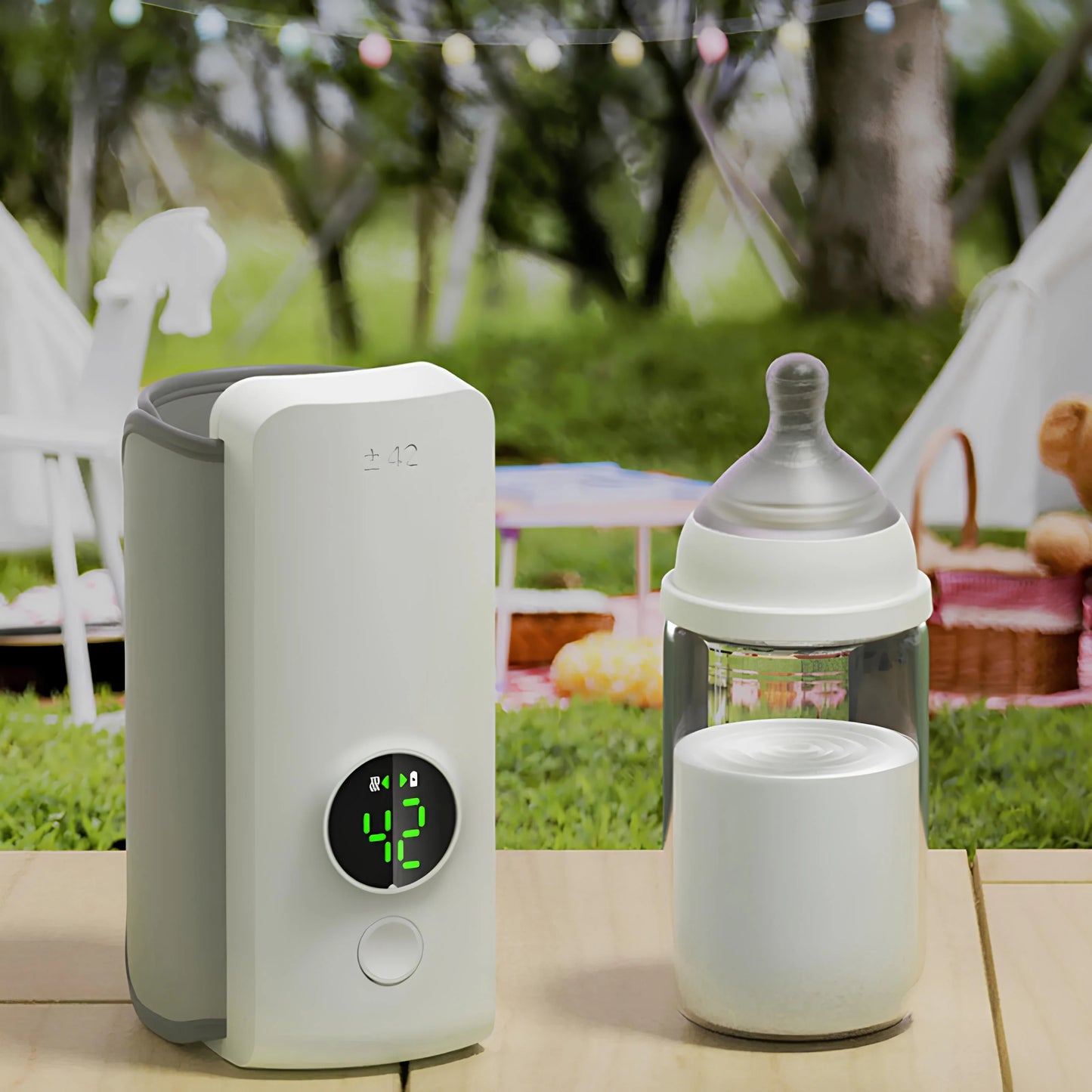 BabyHeatPro Cordless Bottle Warmer – Portable, Fast and Convenient